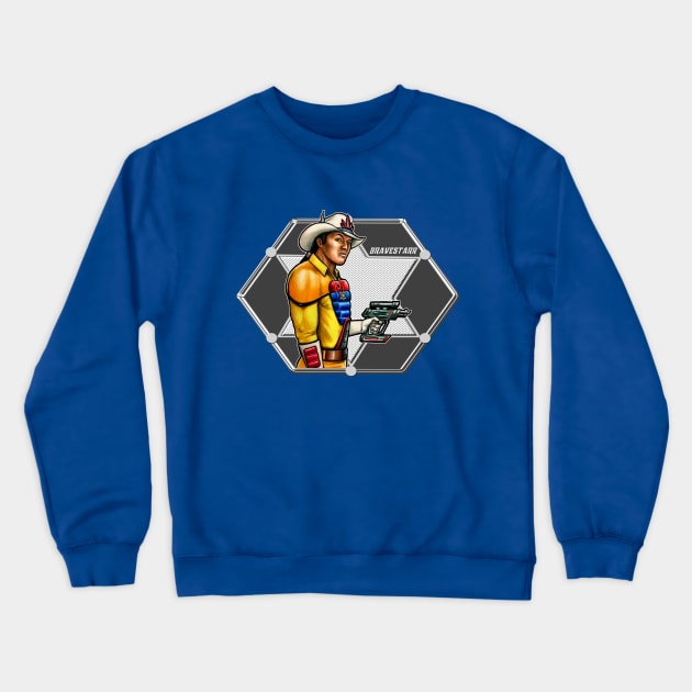 Bravestarr Crewneck Sweatshirt by sapanaentertainment